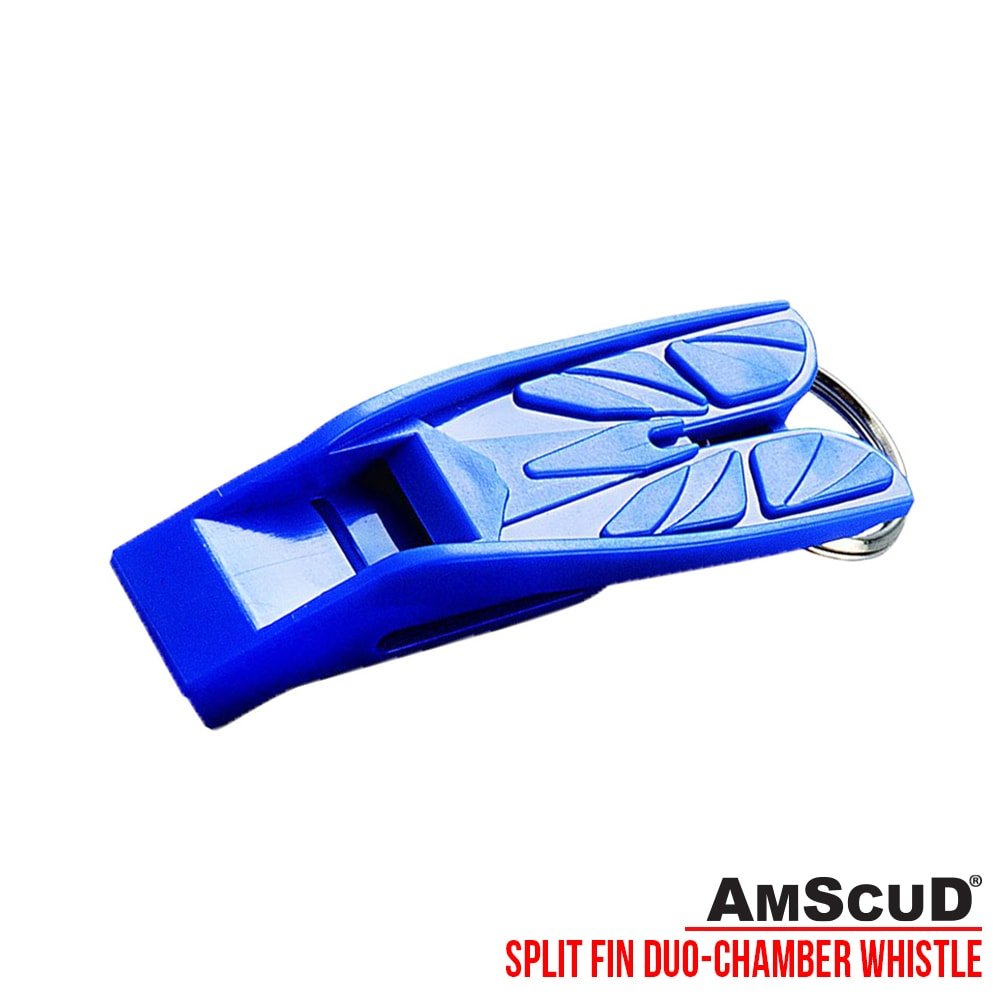 AmScuD Split Fin DuoChamber Whistle Lautanmas