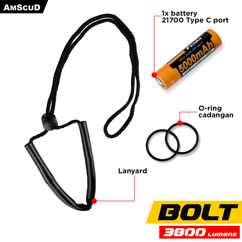 Amscud Bolt Dive Light – 3800 Lumens - Image 4