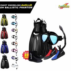 Paket Snorkling AmScuD Open Heel Ballistic Phantom