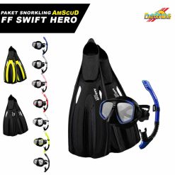 Paket Snorkling AmScuD Full Foot Swift Hero