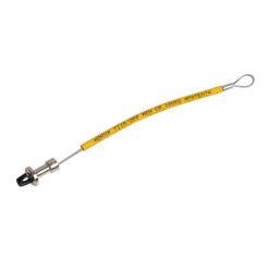 Steel safety cable for charging hoses for portable compressors T110/200